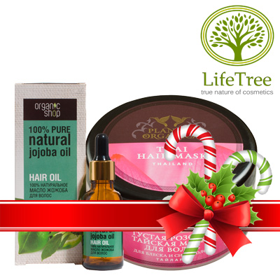 tajska maska do włosów i olejek jojoba